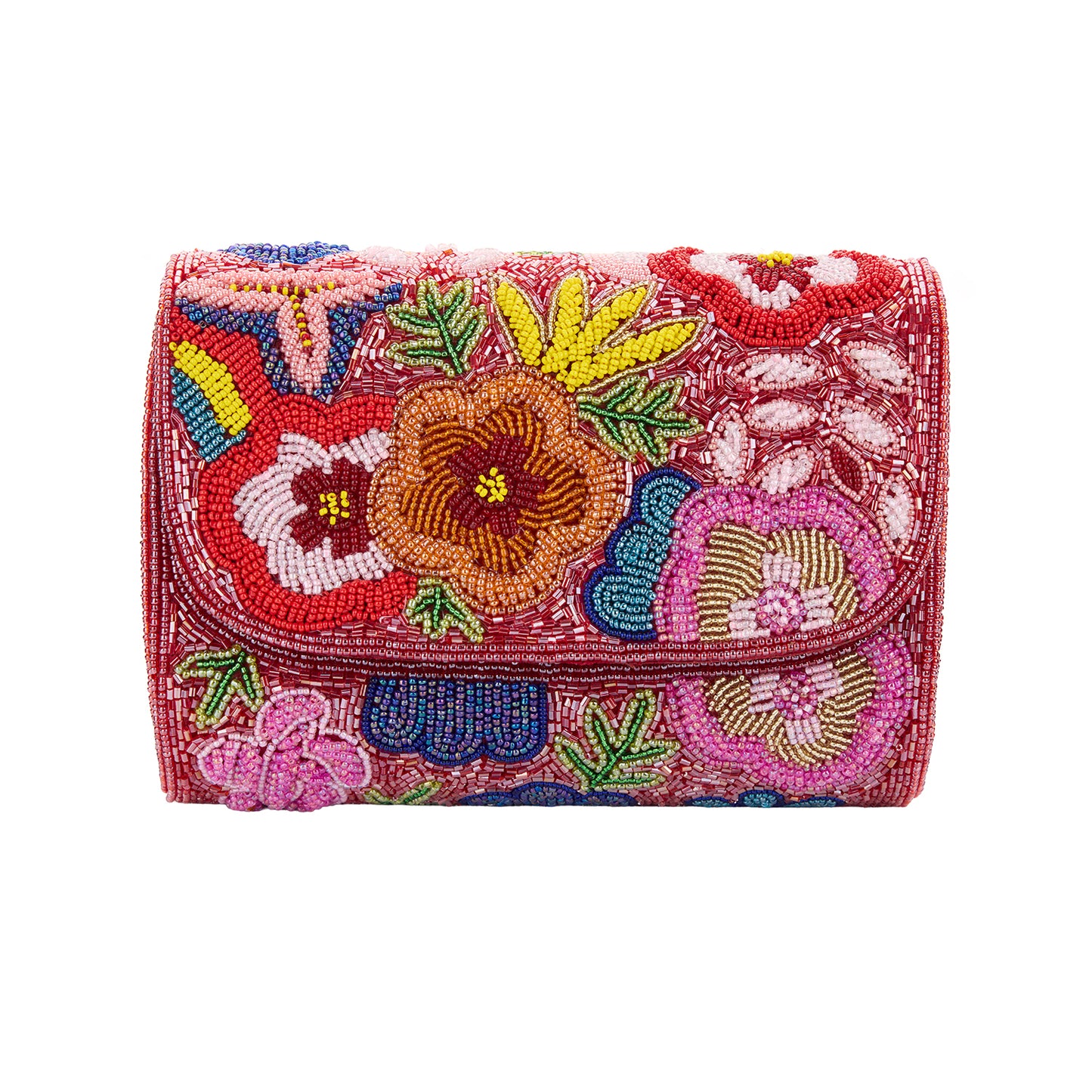 Rosa Beaded Floral Statement Clutch